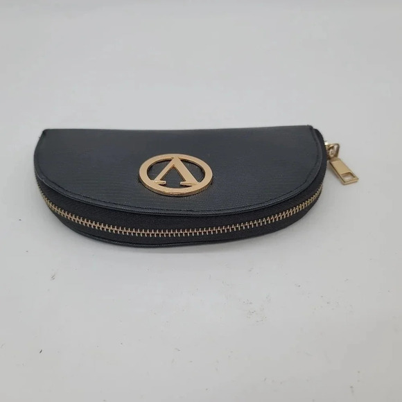Joan Vass New York Black Lizard Embossed Wallet Gold main image 5